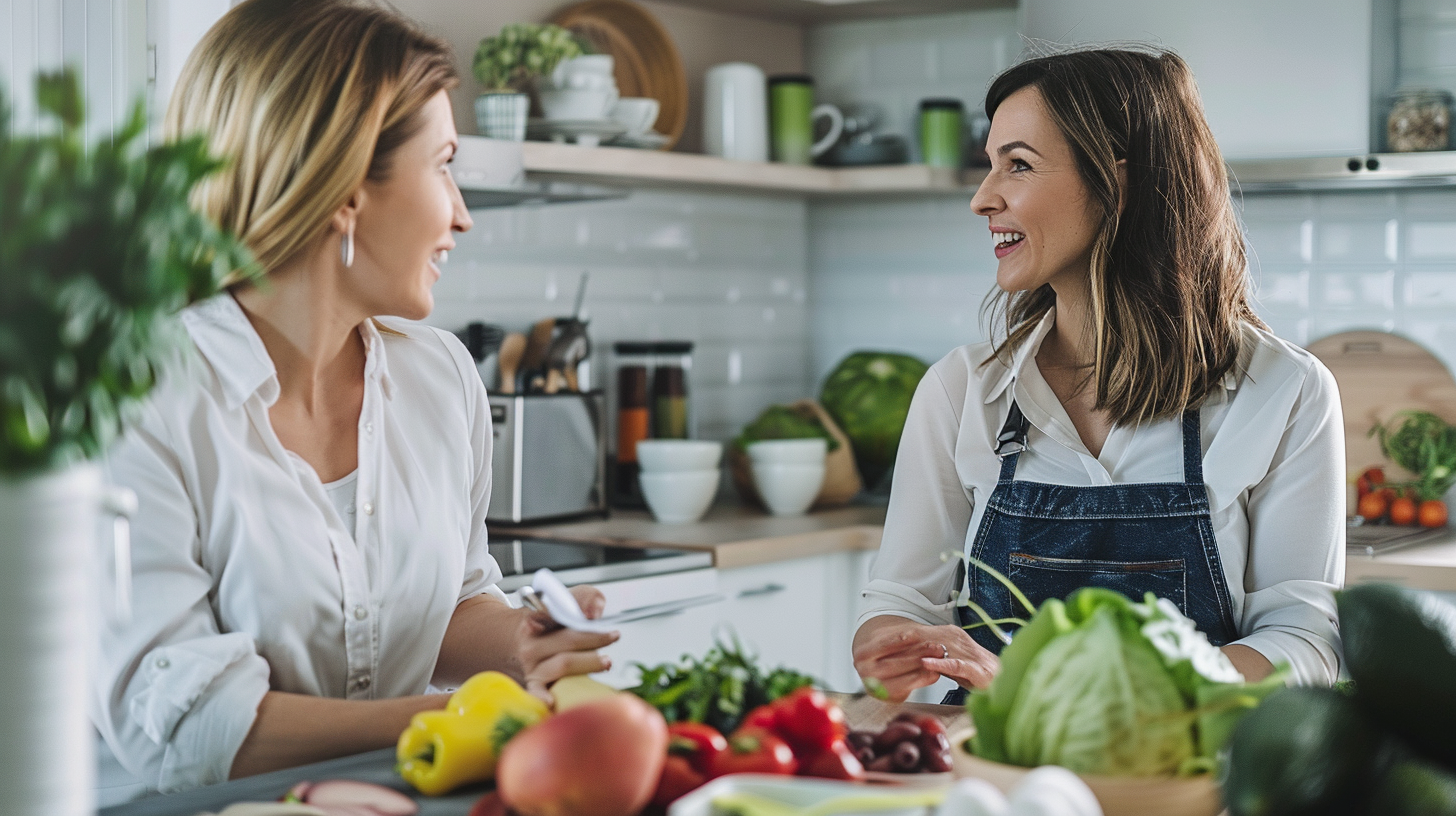 Люди різного віку готують здорову їжу разом